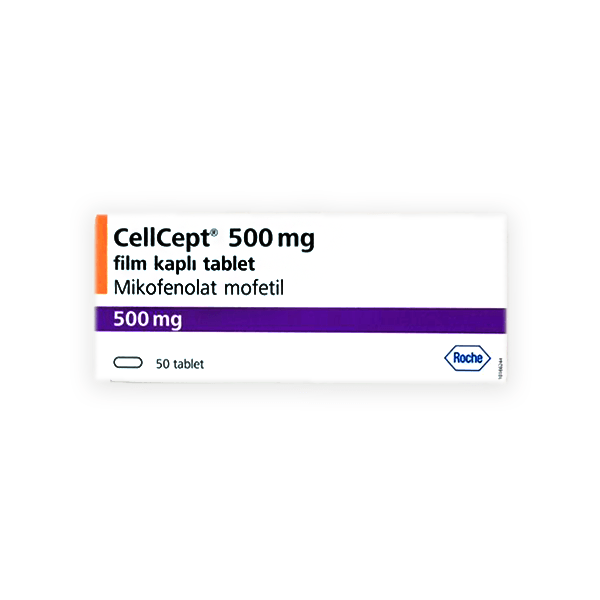 Cellcept Turkey 500Mg 50 Tablet