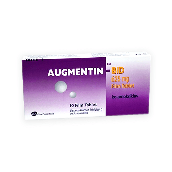 Augmentin Bid 625Mg 14 Tablet Turkey