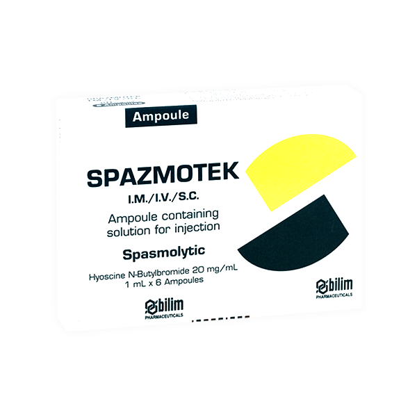 Spazmotek 20Mg 1Ml 6 Ampoule