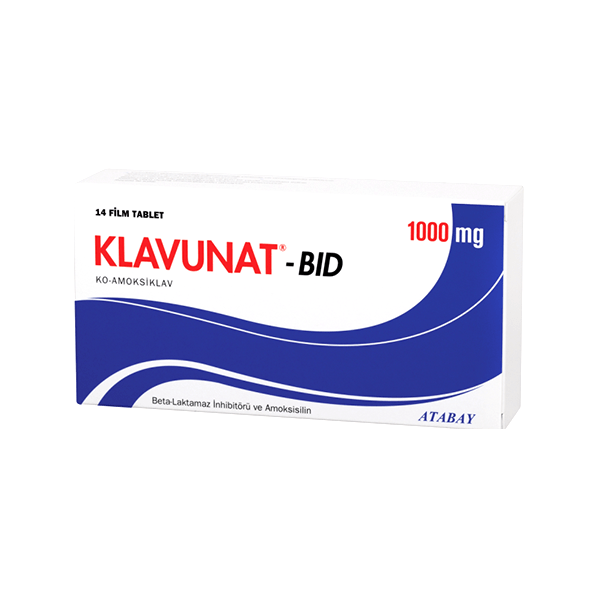 Klavunat Bid 1000Mg Tablet