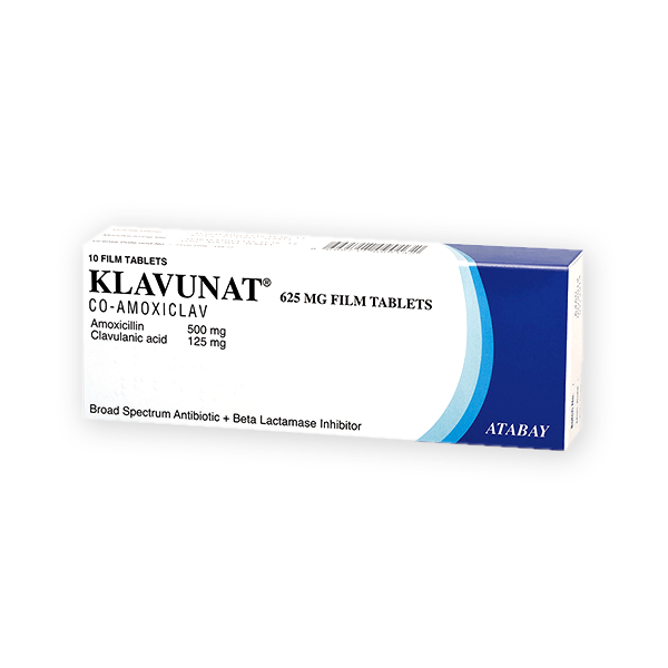 Klavunat 625Mg 10 Tablet