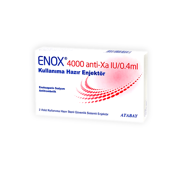 Enox 4000Anti Xa Iu 0 4Ml 2 Syringe