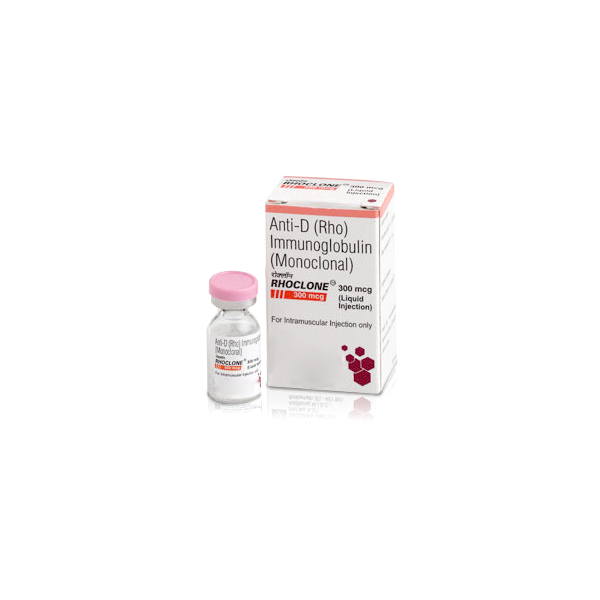 Anti Rho D Immunoglobulin Injection 300Mcg 1Mlvial