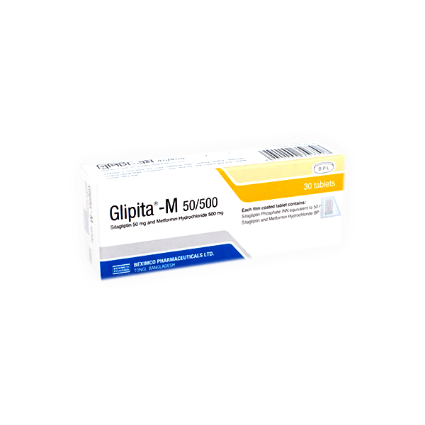 Glipita M 50 500Mg Mg 10 Tablet